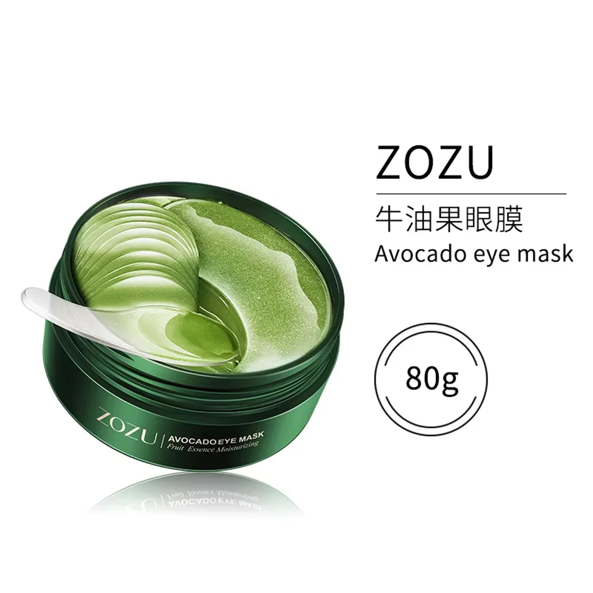 parches para ojos de aguacate y/o oro