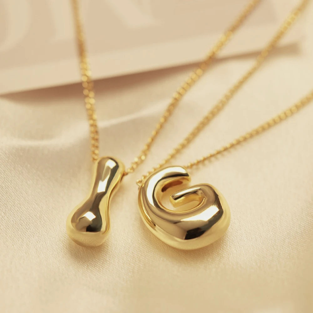 Collar personalizado con tu inicial estilo BUBBLE