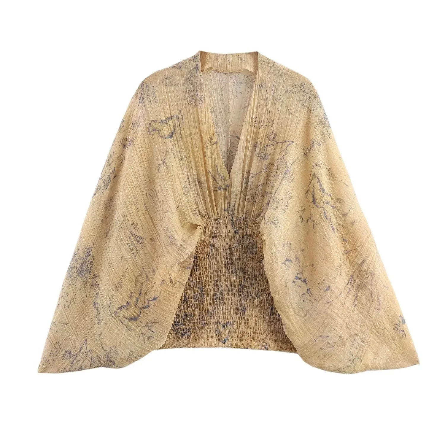 Blusa ajustada y elástica