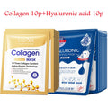 Pack de 20 mascarillas faciales de ácido hialurónico y colágeno