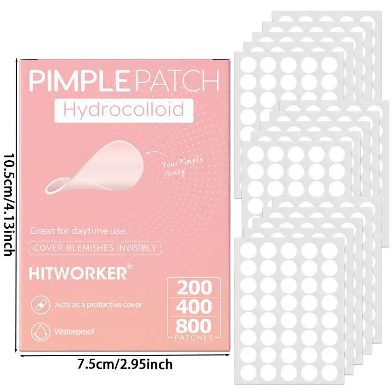 Set de parches invisibles y transparentes para granos