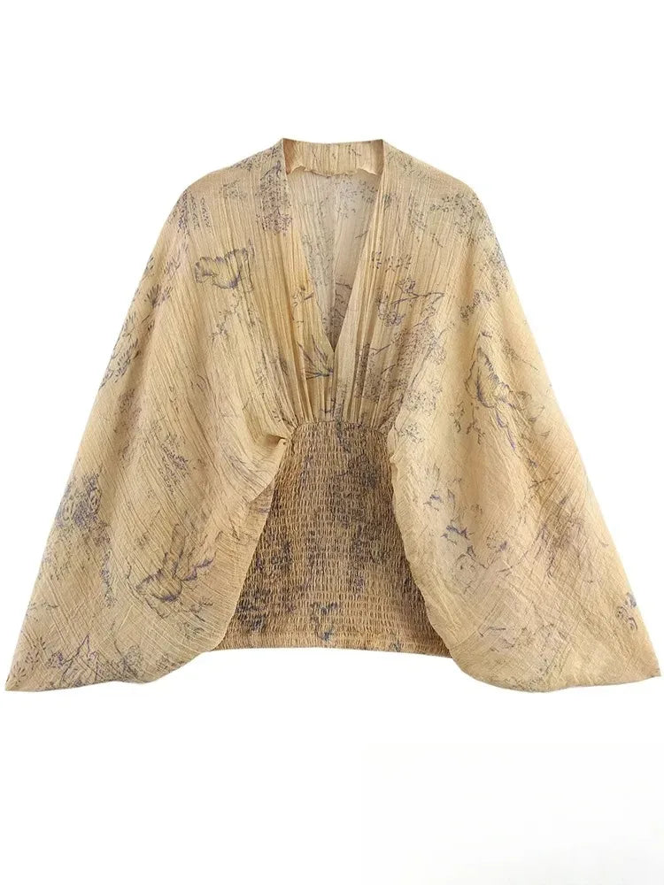 Blusa ajustada y elástica