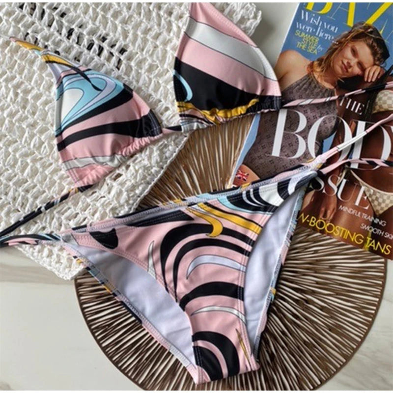 Bikini vintage multicolor