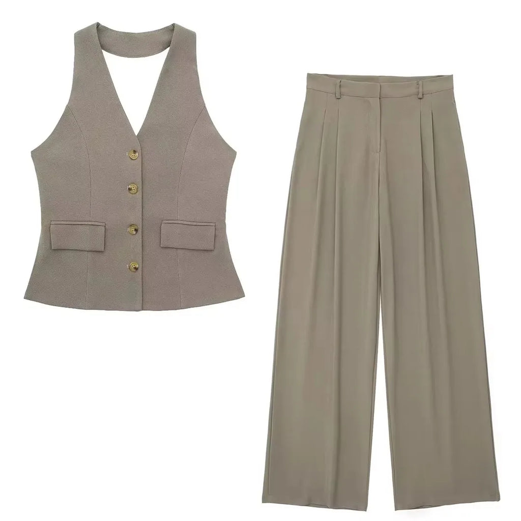 Conjunto Retro Estilo Vintage