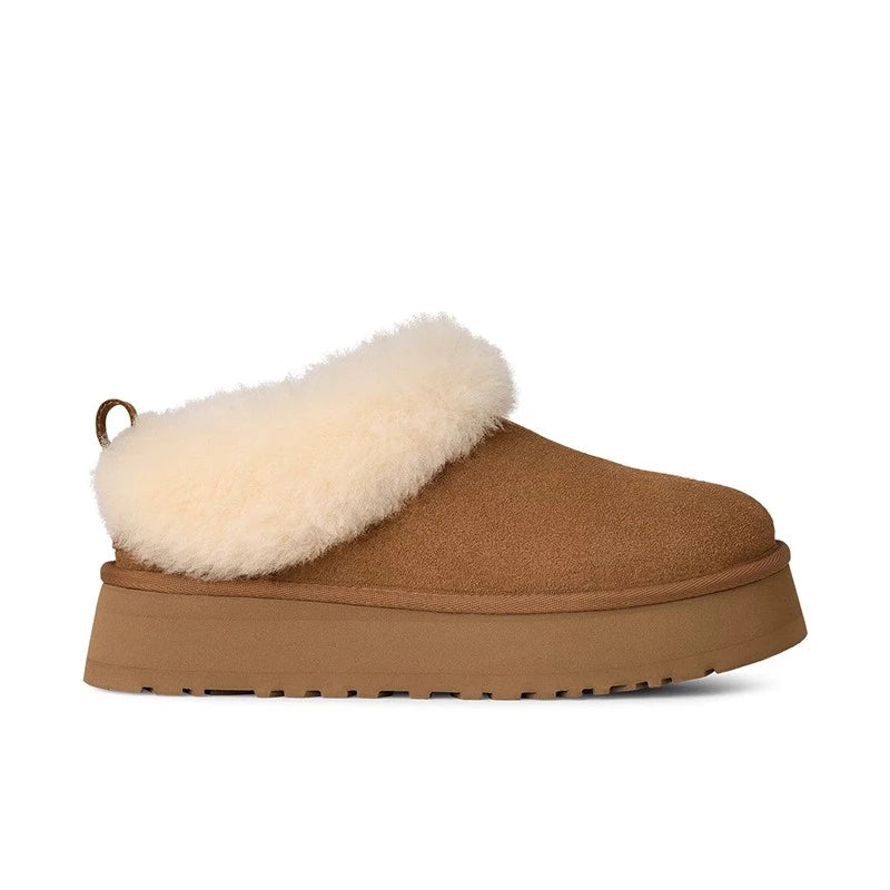 Botas Cortas de Borrego con plataforma