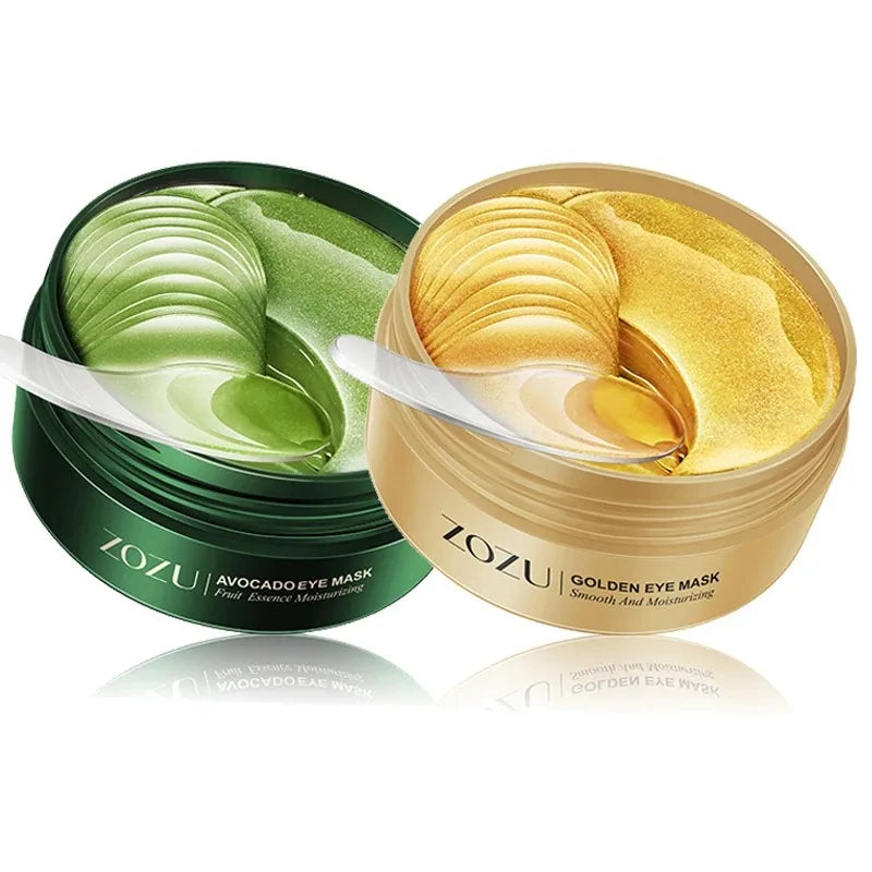 parches para ojos de aguacate y/o oro