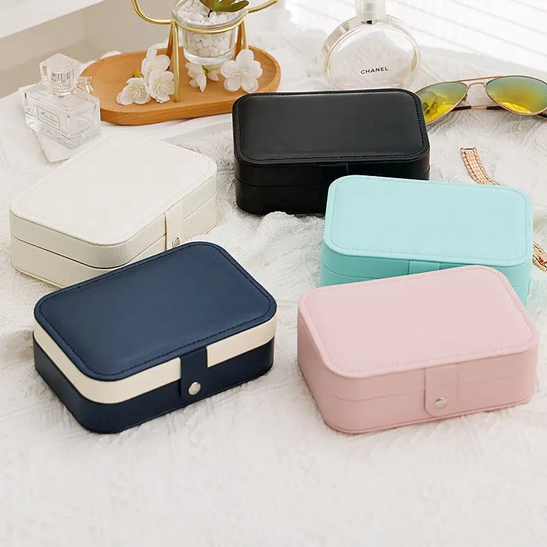 Estuche organizador de joyas portátil para viajes