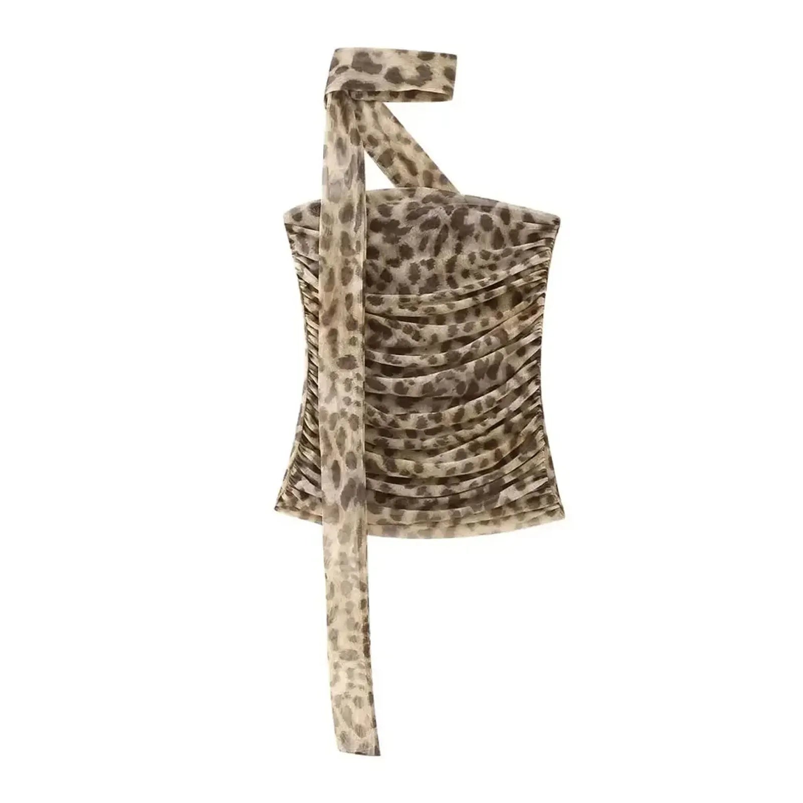 Conjunto con estampado de leopardo