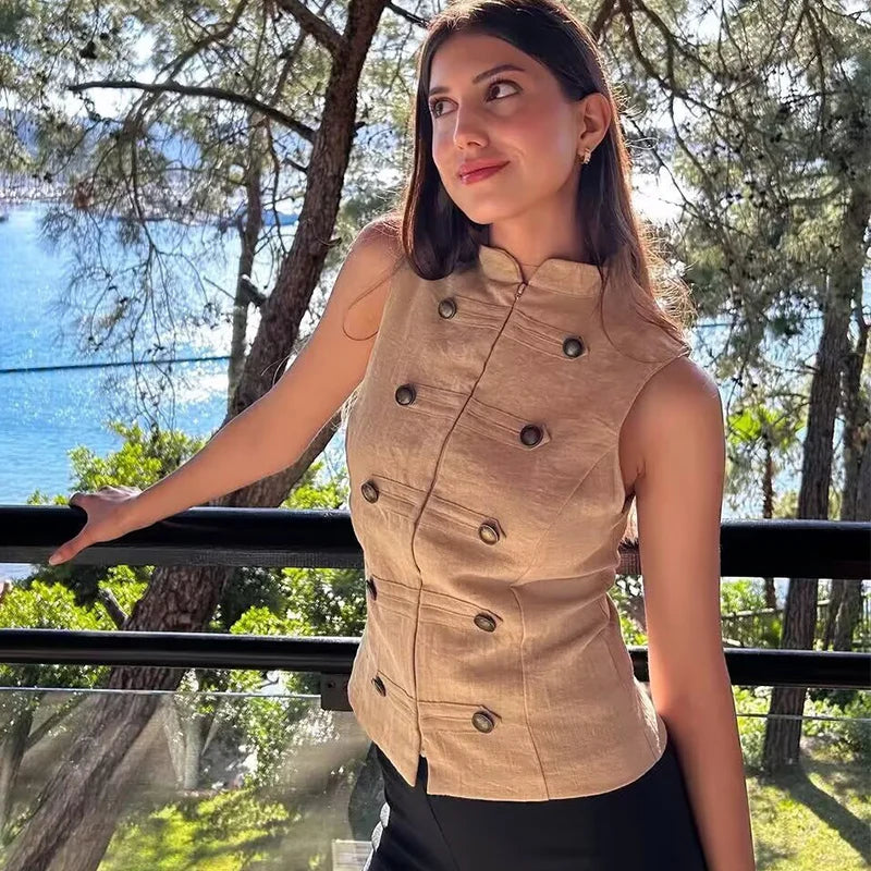 Chaleco para primavera-verano estilo casual