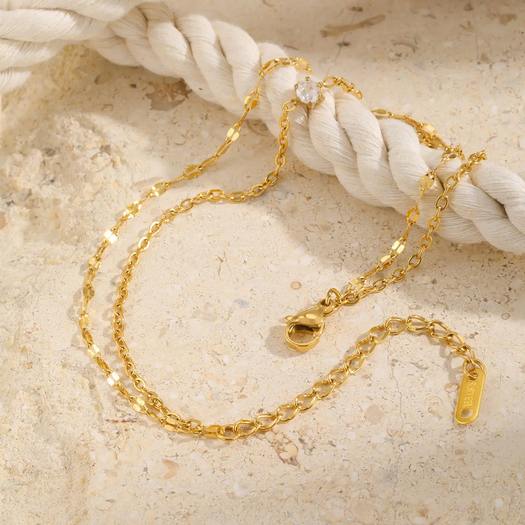 Cadena tobillera ajustable