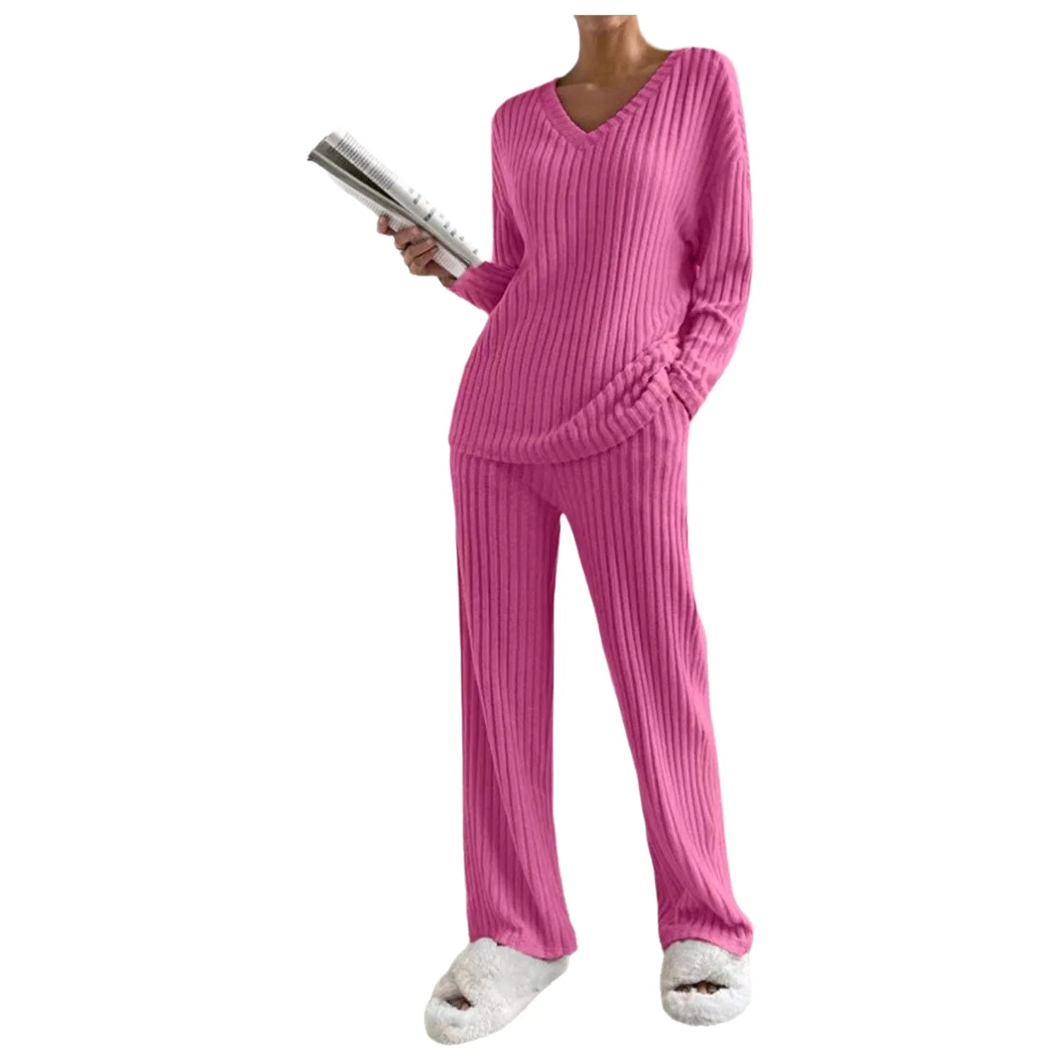 Conjunto de dos piezas de punto