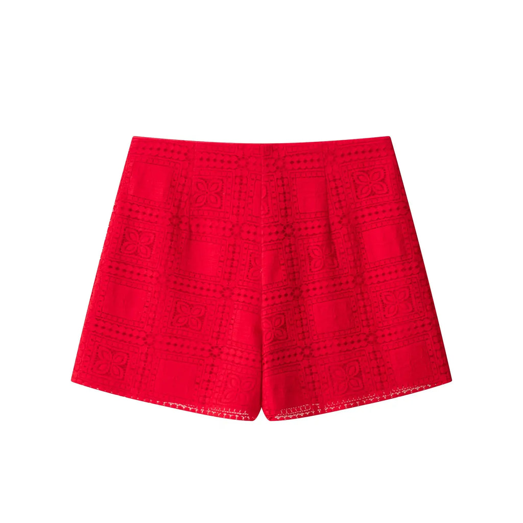 Conjunto de verano top y pantalones cortos