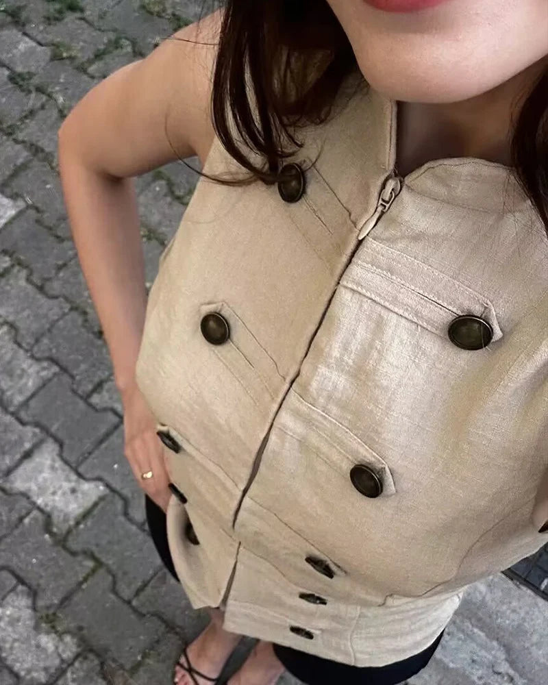 Chaleco para primavera-verano estilo casual