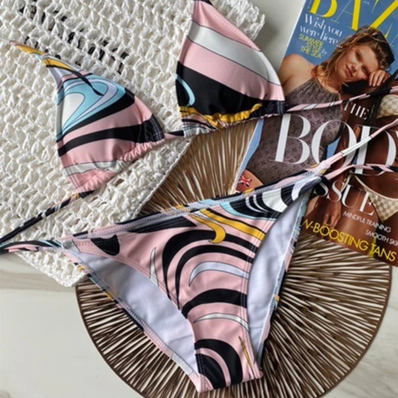 Bikini vintage multicolor