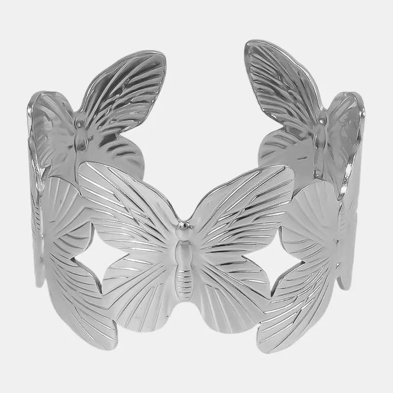 Pulseras abiertas y gruesas de estilo moderno