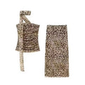 Conjunto con estampado de leopardo