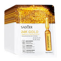 10 unidades de mascarillas faciales con oro de 24K