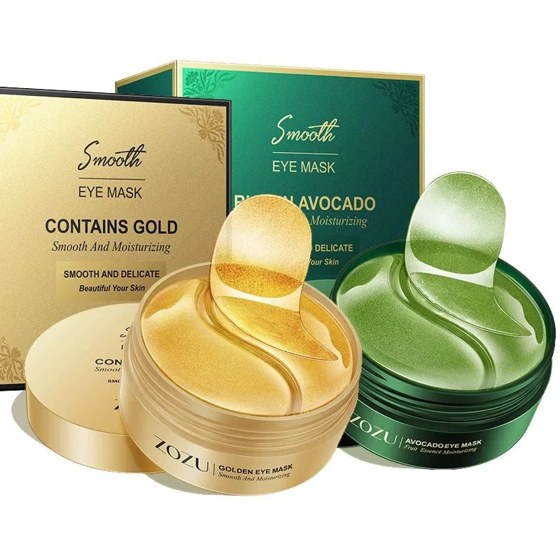 parches para ojos de aguacate y/o oro