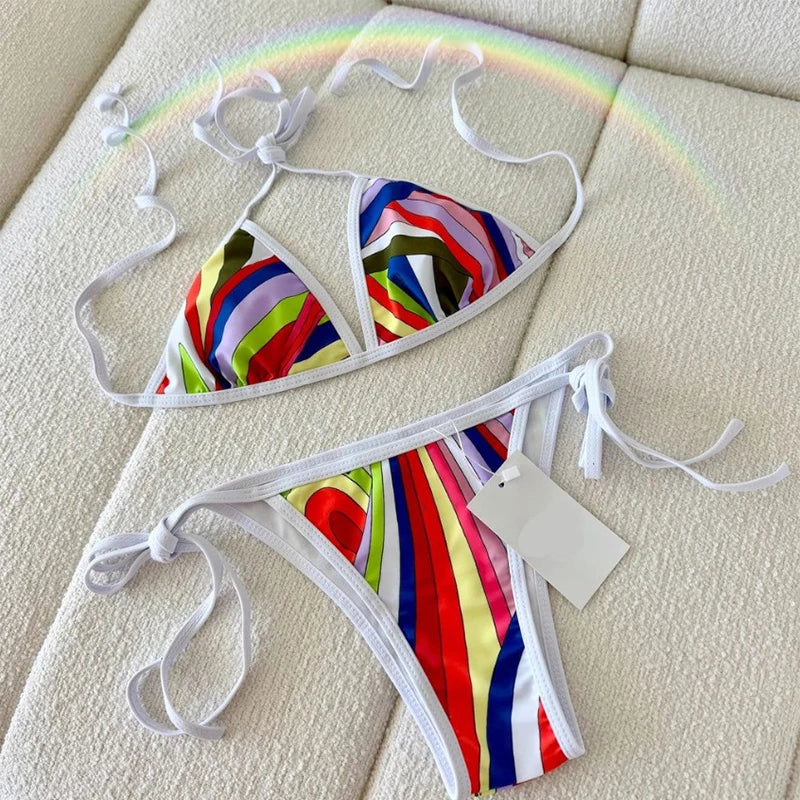 Bikini vintage multicolor