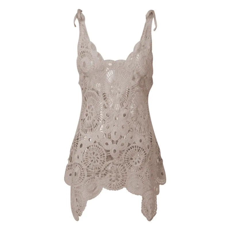 Vestido de playa corto
