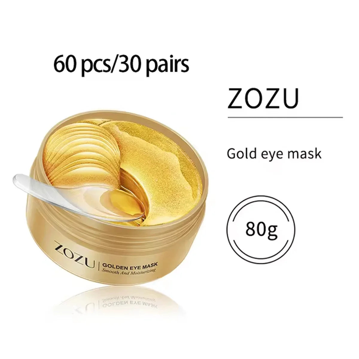 parches para ojos de aguacate y/o oro
